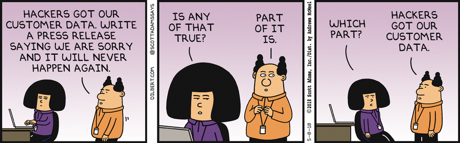 Dilbert Comic. Click link for a transcript.